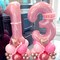 Pastel Pink 10 Balloon Number,40 Inch Light Pink 10 Balloons Large